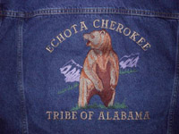 Echota Cherokee Bear Denim Jacket