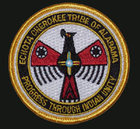 Echota Cherokee Tribal Logo Patch Echota Cherokee Tribal Logo Patch