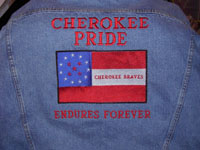 Cherokee Pride Endures Forever Denim Jacket